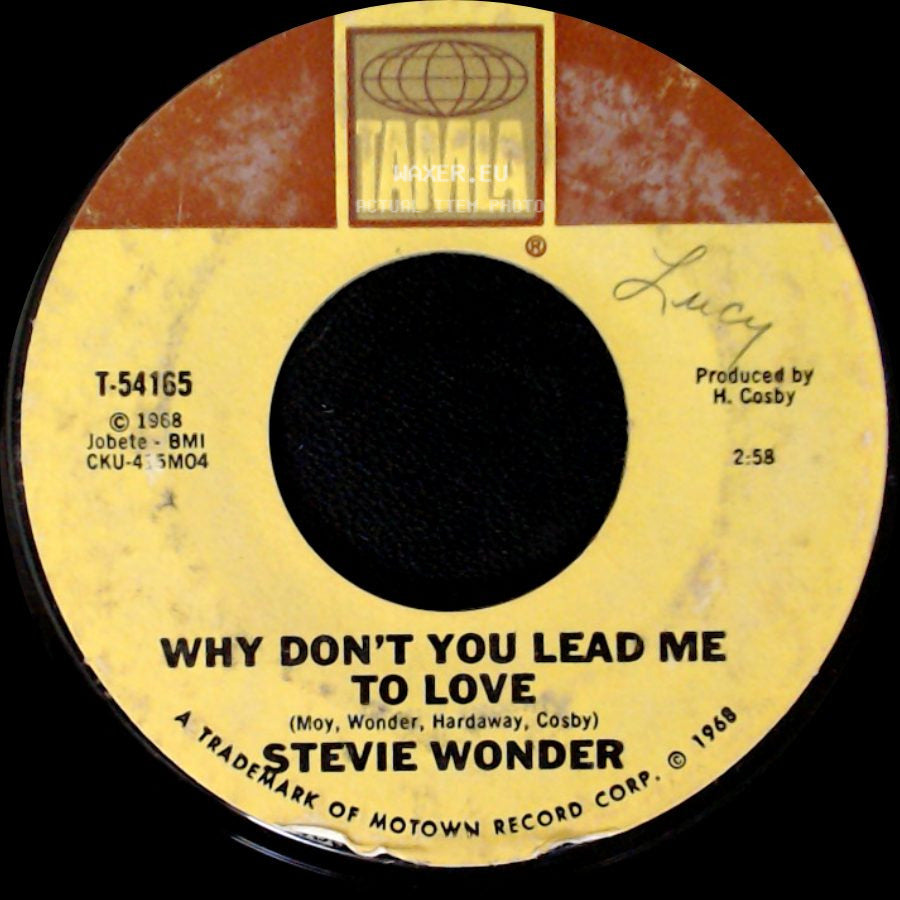 Stevie Wonder - Shoo-Be-Doo-Be-Doo-Da-Day / Why Don't You Lead Me To Love side B