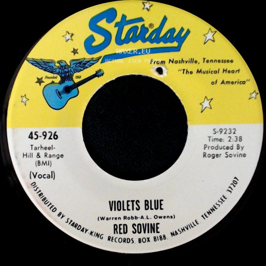 Red Sovine - Violets Blue / Get In Touch side A