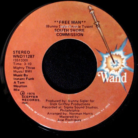 South Shore Commission - Free Man / Free Man "Disco Mix" side A