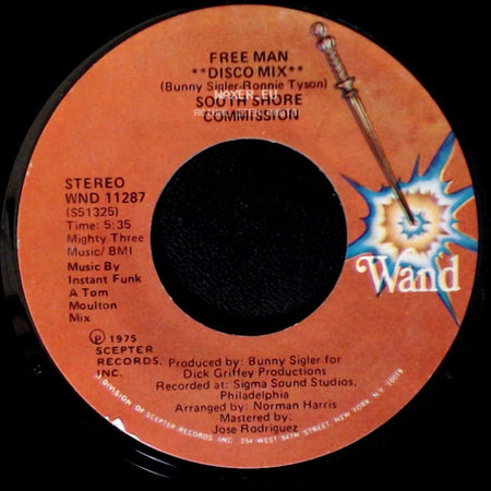 South Shore Commission - Free Man / Free Man Disco Mix side B