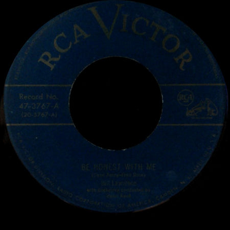 Bill Lawrence - Be Honest With Me / Tell The Truth side A