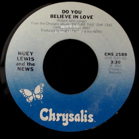 Huey Lewis And The News - Is It Me / Do You Believe In Love side B