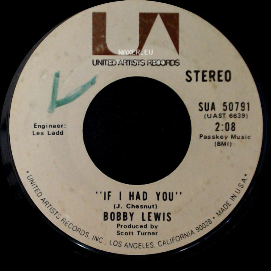 Bobby Lewis - If I Had You / Doggone This Heartache side A