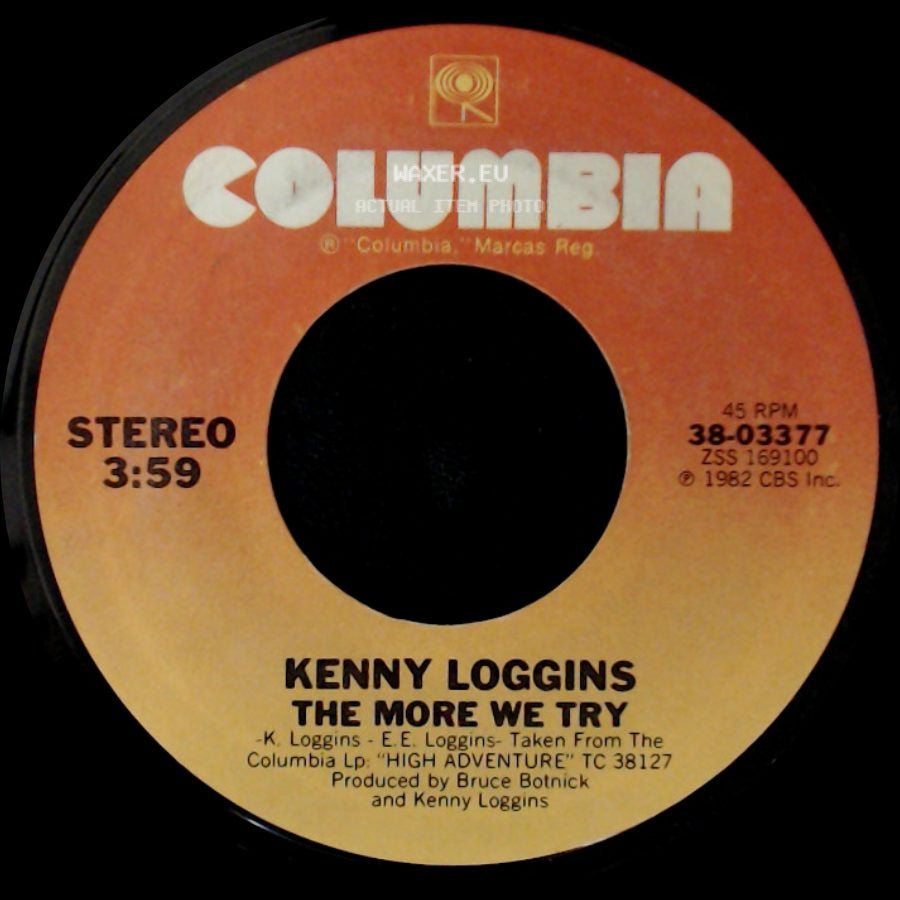 Kenny Loggins - The More We Try / Heart To Heart side A