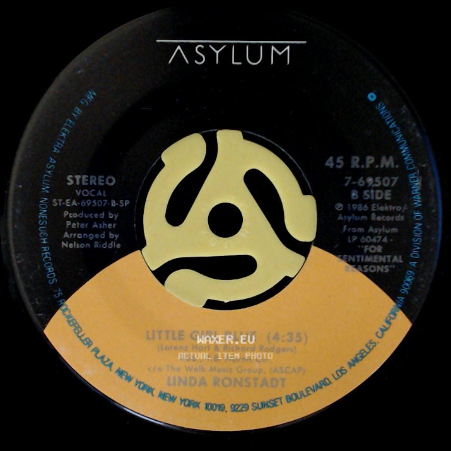 Linda Ronstadt - When You Wish Upon A Star / Little Girl Blue side B