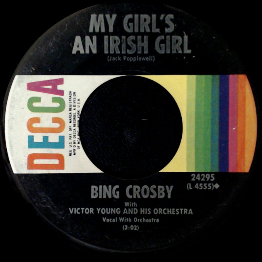 Bing Crosby - My Girl's An Irish Girl / Galway Bay side A