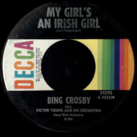 Bing Crosby - My Girl's An Irish Girl / Galway Bay side A