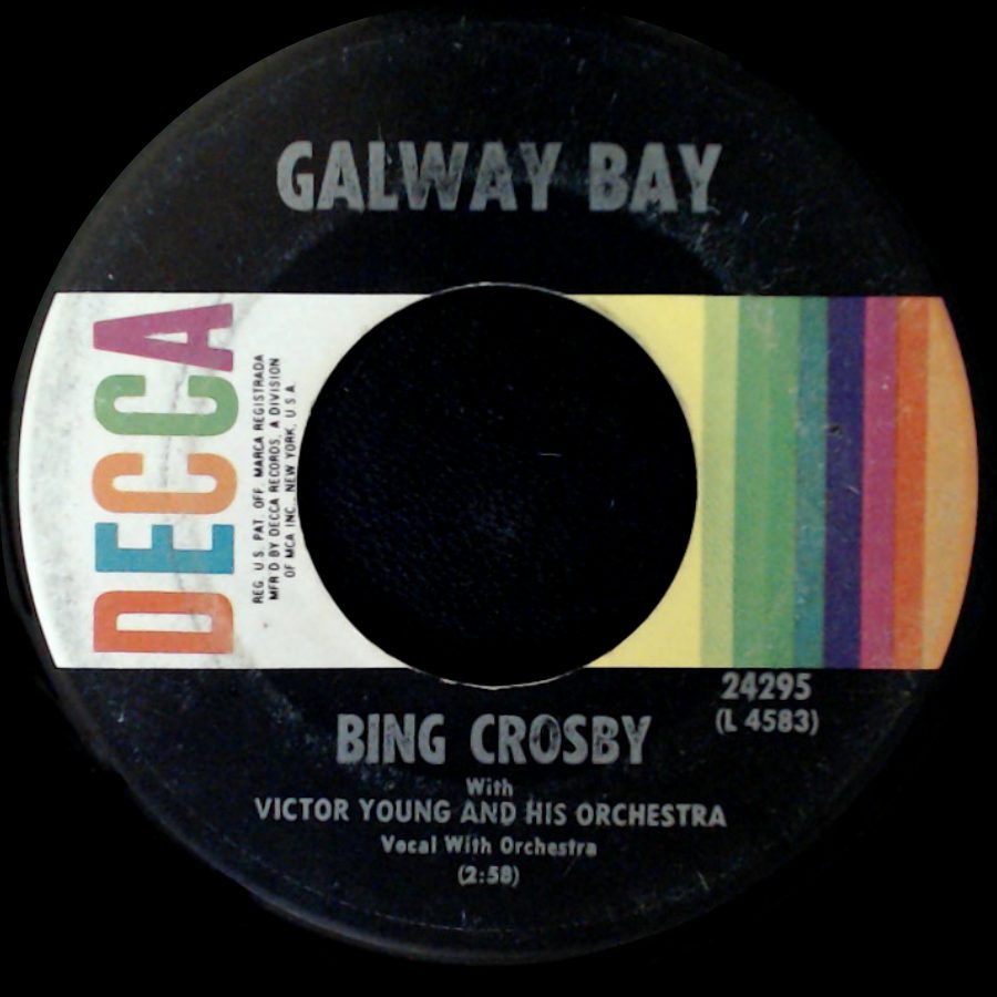 Bing Crosby - My Girl's An Irish Girl / Galway Bay side B