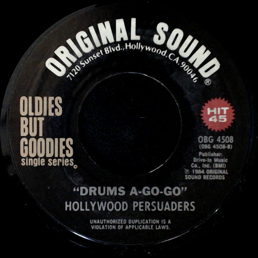 Sandy Nelson / Hollywood Persuaders - Teen Beat / Drums A-Go-Go side B