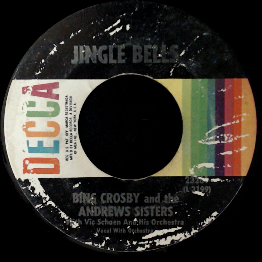 Bing Crosby And The Andrews Sisters - Santa Claus Is Comin' To Town / Jingle Bells side B