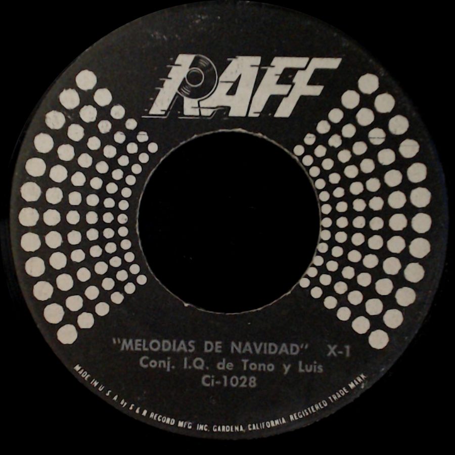 Conj. I.Q. De Tono Y Luis - Melodias De Navidad / "El Barquero" side A