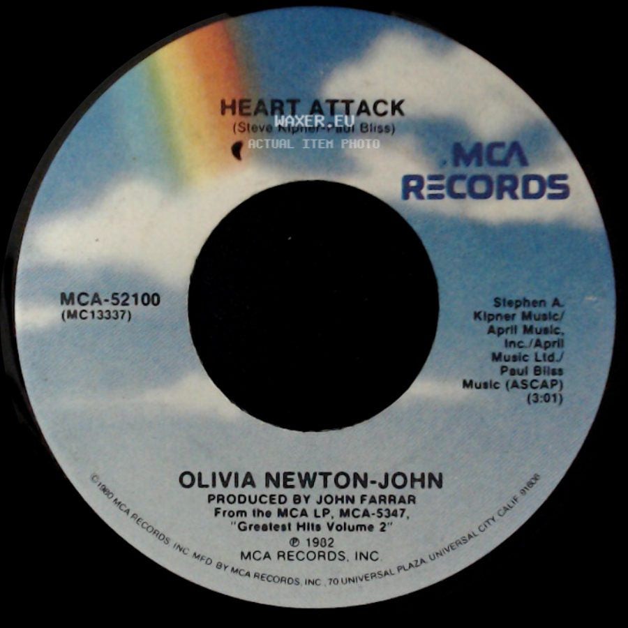 Olivia Newton-John - Stranger's Touch / Heart Attack side B