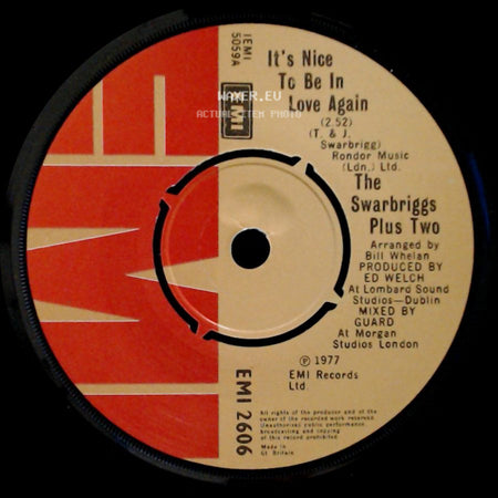 The Swarbriggs / The Swarbriggs Plus Two - Here We Are Again / It's Nice To Be In Love Again side B