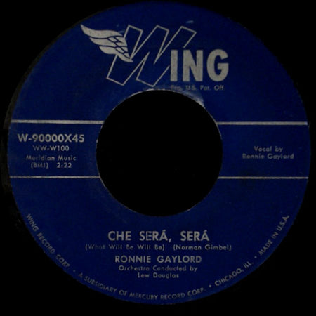 Ronnie Gaylord - Ain't That A Shame / Che Será, Será side B