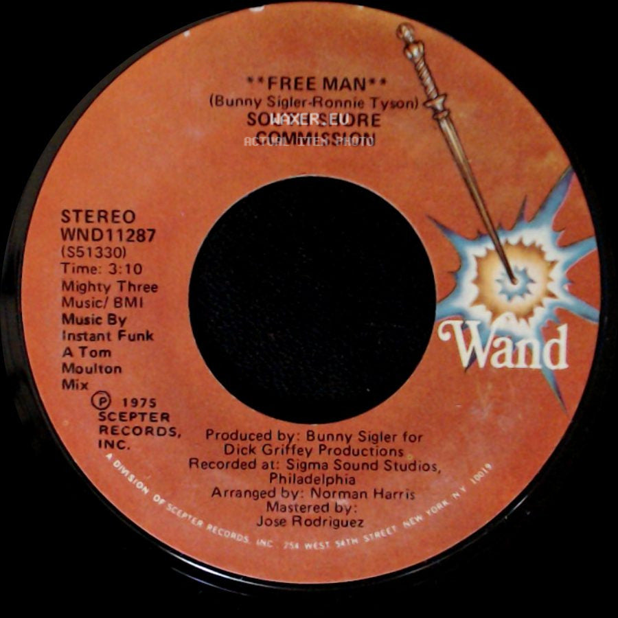 South Shore Commission - Free Man / Free Man **Disco Mix** side A