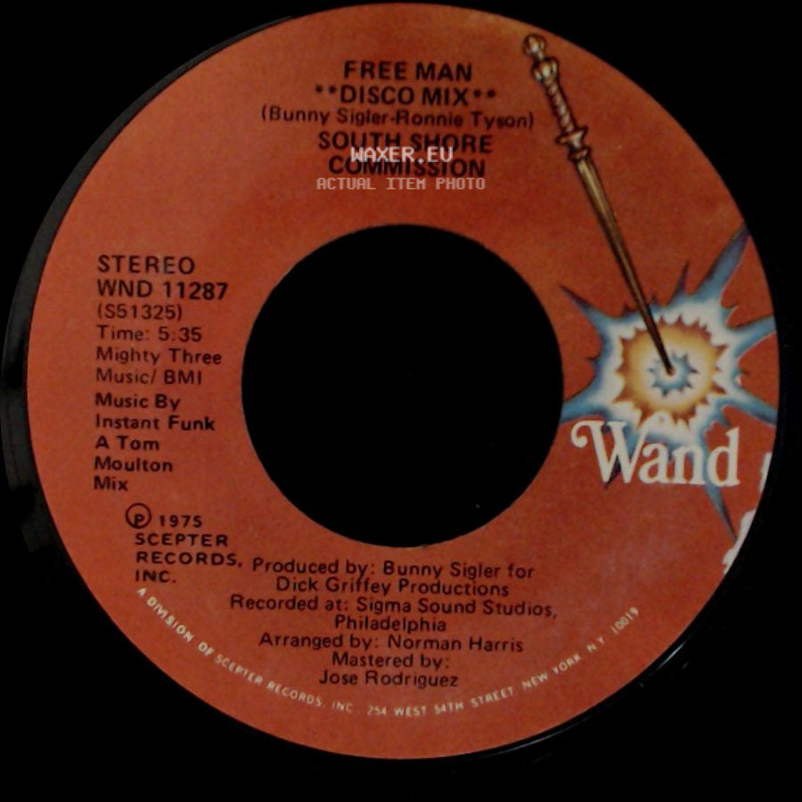 South Shore Commission - Free Man / Free Man **Disco Mix** side B