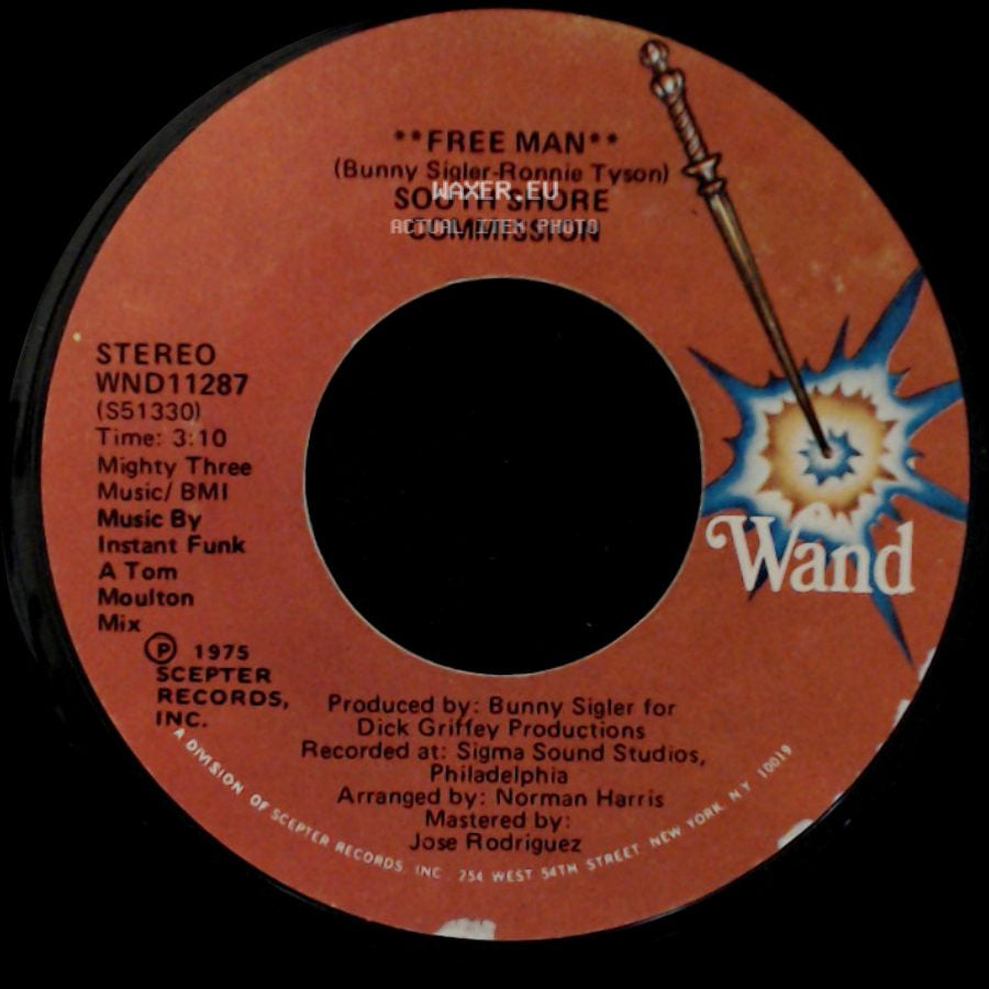 South Shore Commission - Free Man "Disco Mix" / Free Man side B