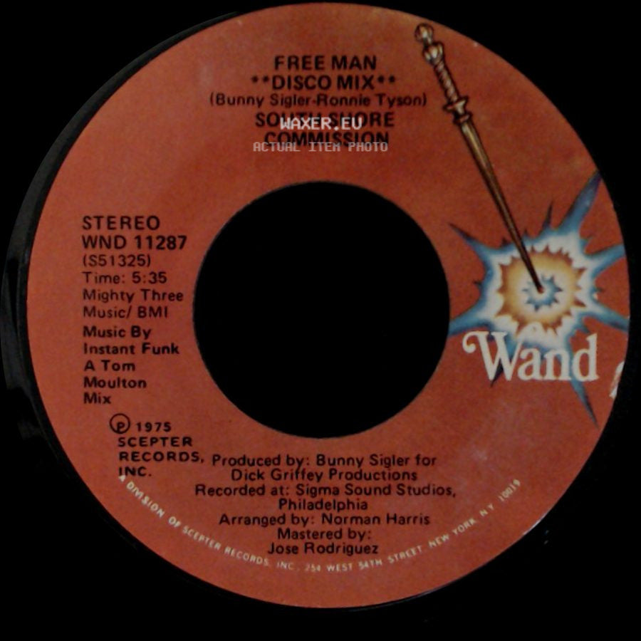 South Shore Commission - Free Man Disco Mix / Free Man side A