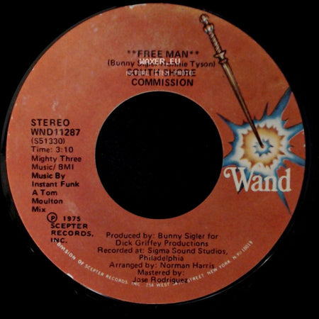 South Shore Commission - Free Man / Free Man **Disco Mix** side A