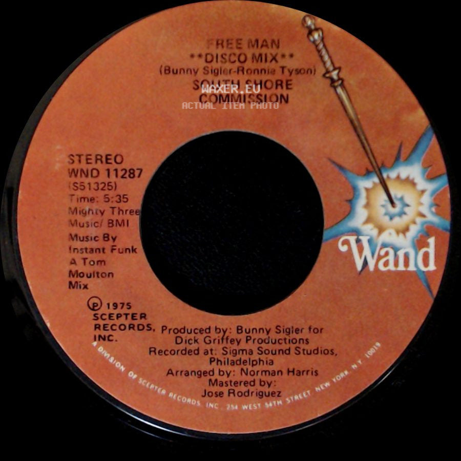 South Shore Commission - Free Man / Free Man **Disco Mix** side B
