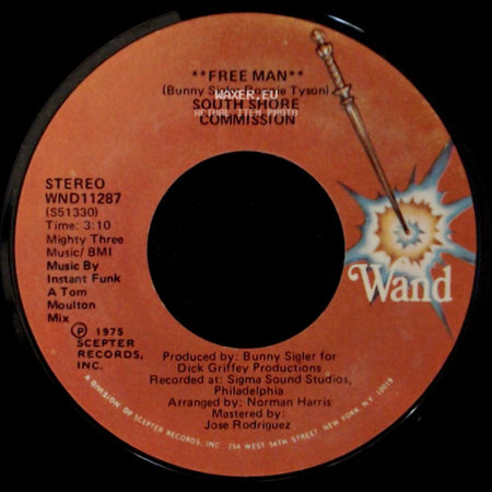 South Shore Commission - Free Man / Free Man **Disco Mix** side A