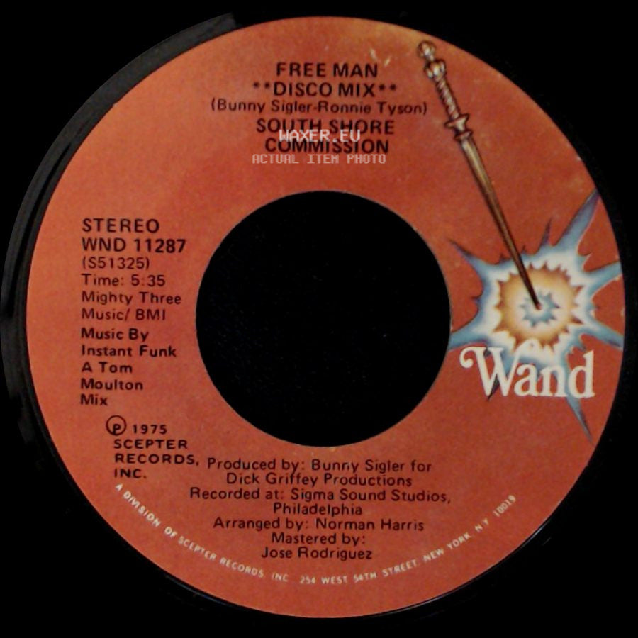 South Shore Commission - Free Man / Free Man **Disco Mix** side B