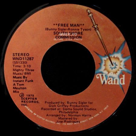 South Shore Commission - Free Man "Disco Mix" / Free Man side B