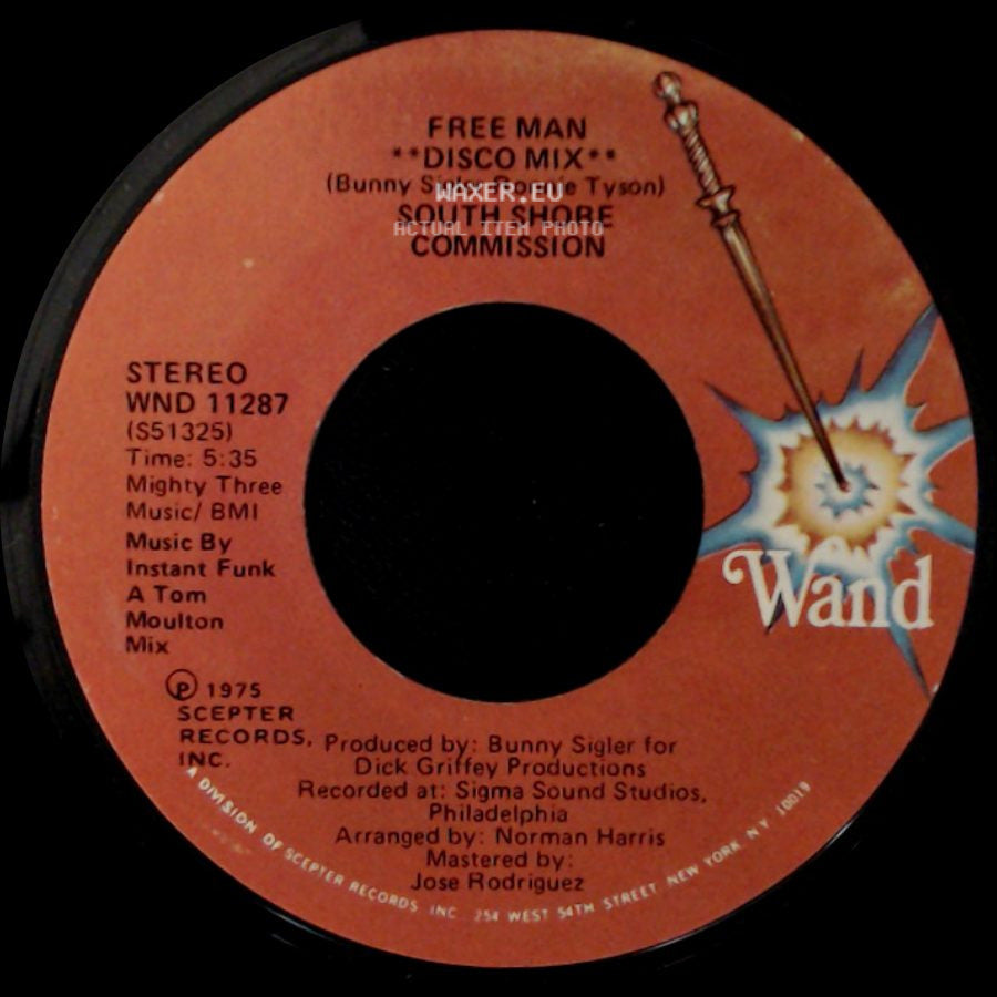 South Shore Commission - Free Man / Free Man "Disco Mix" side B