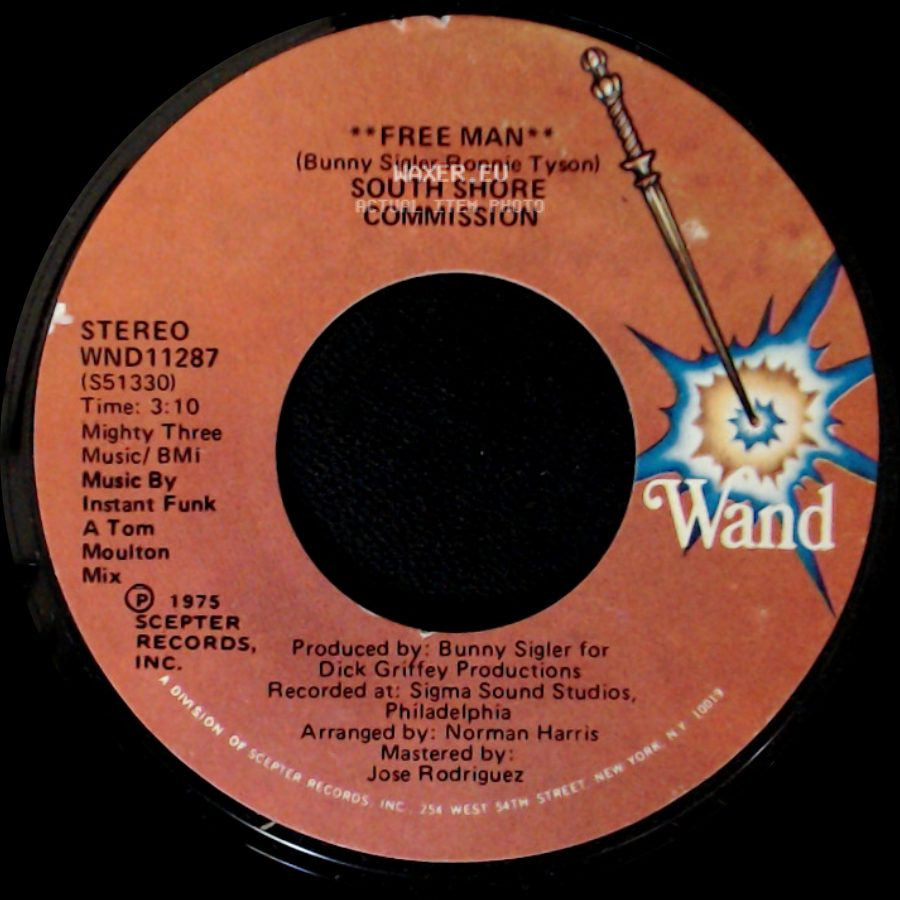 South Shore Commission - Free Man "Disco Mix" / Free Man side B