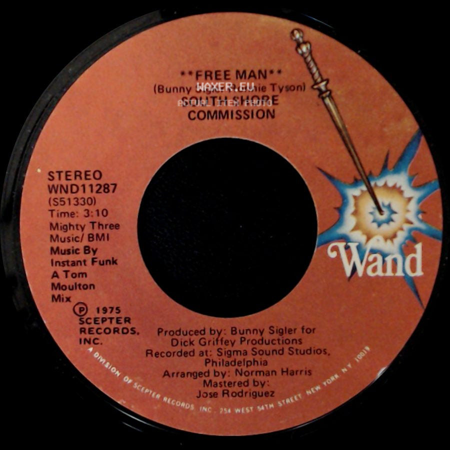 South Shore Commission - Free Man / Free Man **Disco Mix** side A