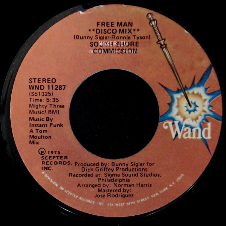 South Shore Commission - Free Man / Free Man **Disco Mix** side B
