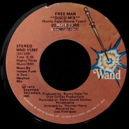 South Shore Commission - Free Man / Free Man **Disco Mix** side B