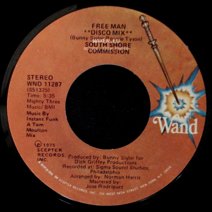 South Shore Commission - Free Man / Free Man **Disco Mix** side B