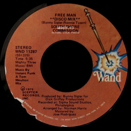 South Shore Commission - Free Man / Free Man **Disco Mix** side B