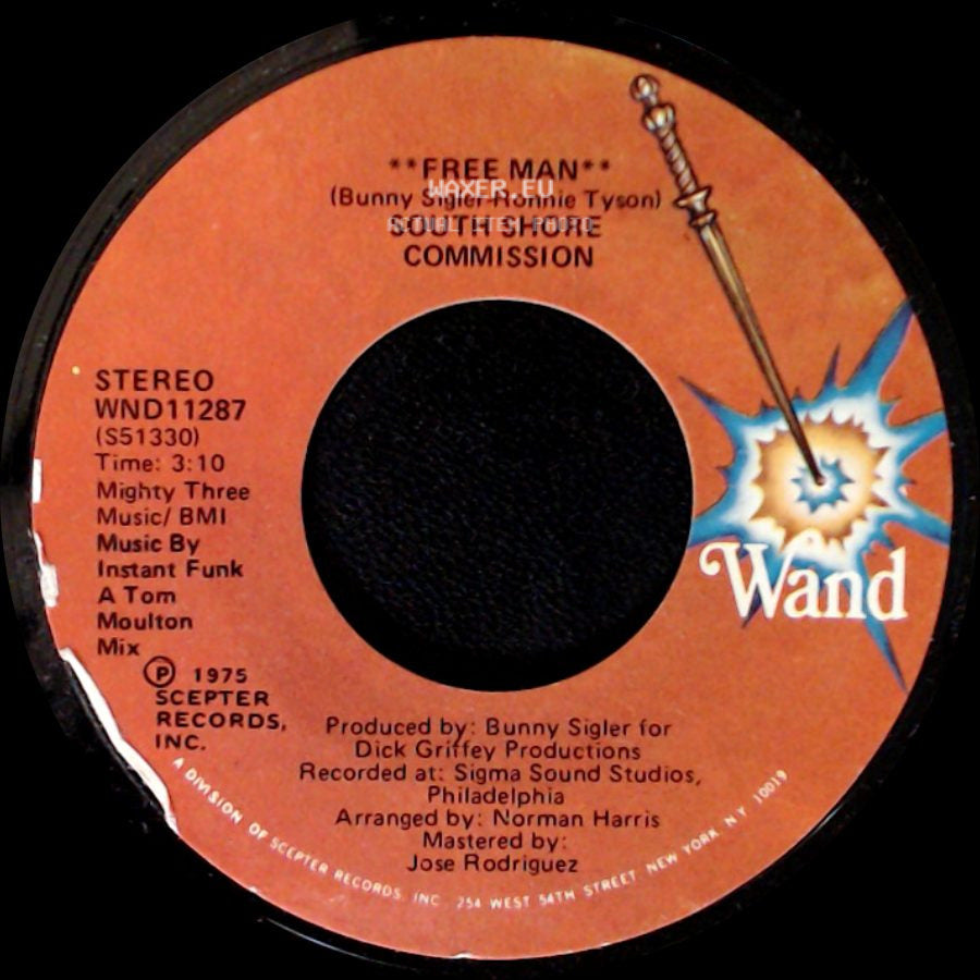 South Shore Commission - Free Man / Free Man **Disco Mix** side A