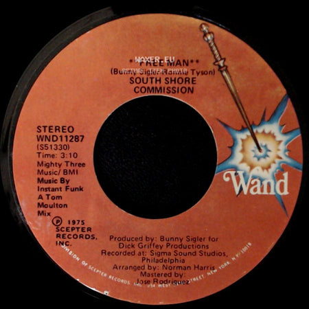 South Shore Commission - Free Man "Disco Mix" / Free Man side B