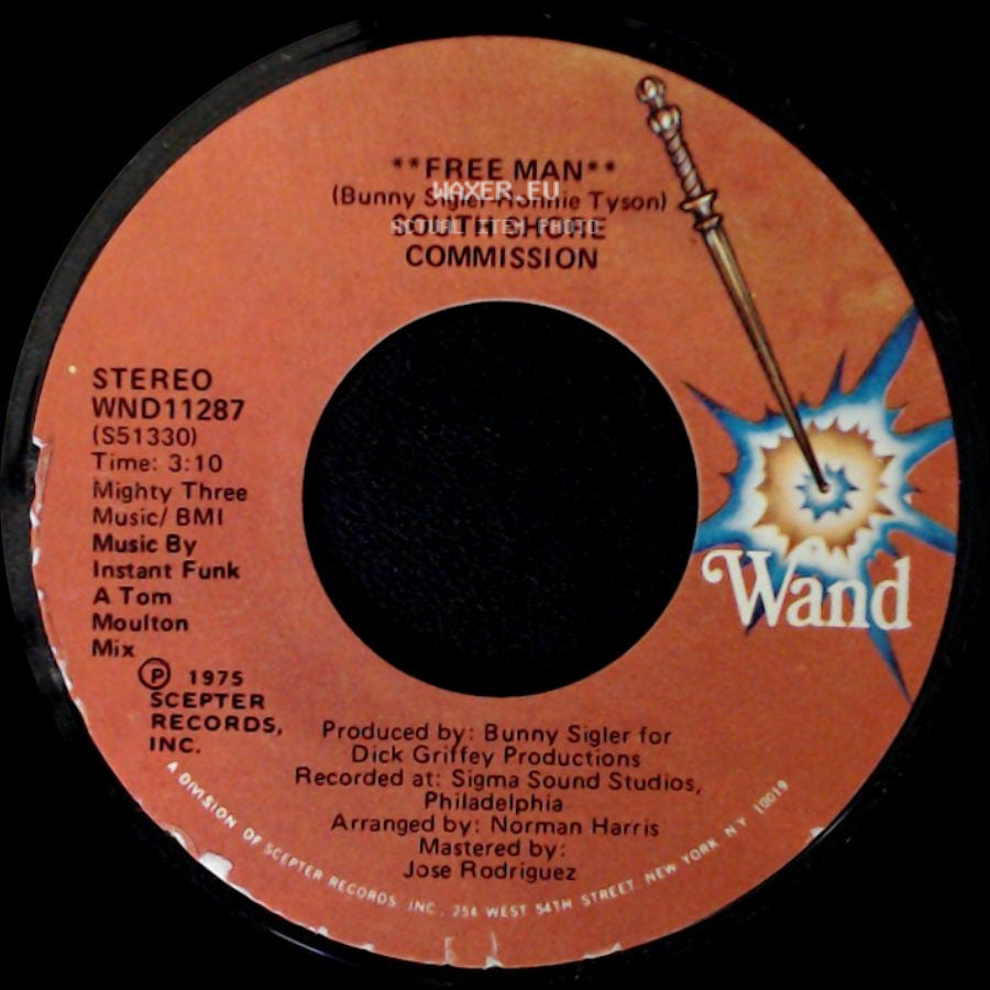 South Shore Commission - Free Man / Free Man "Disco Mix" side A