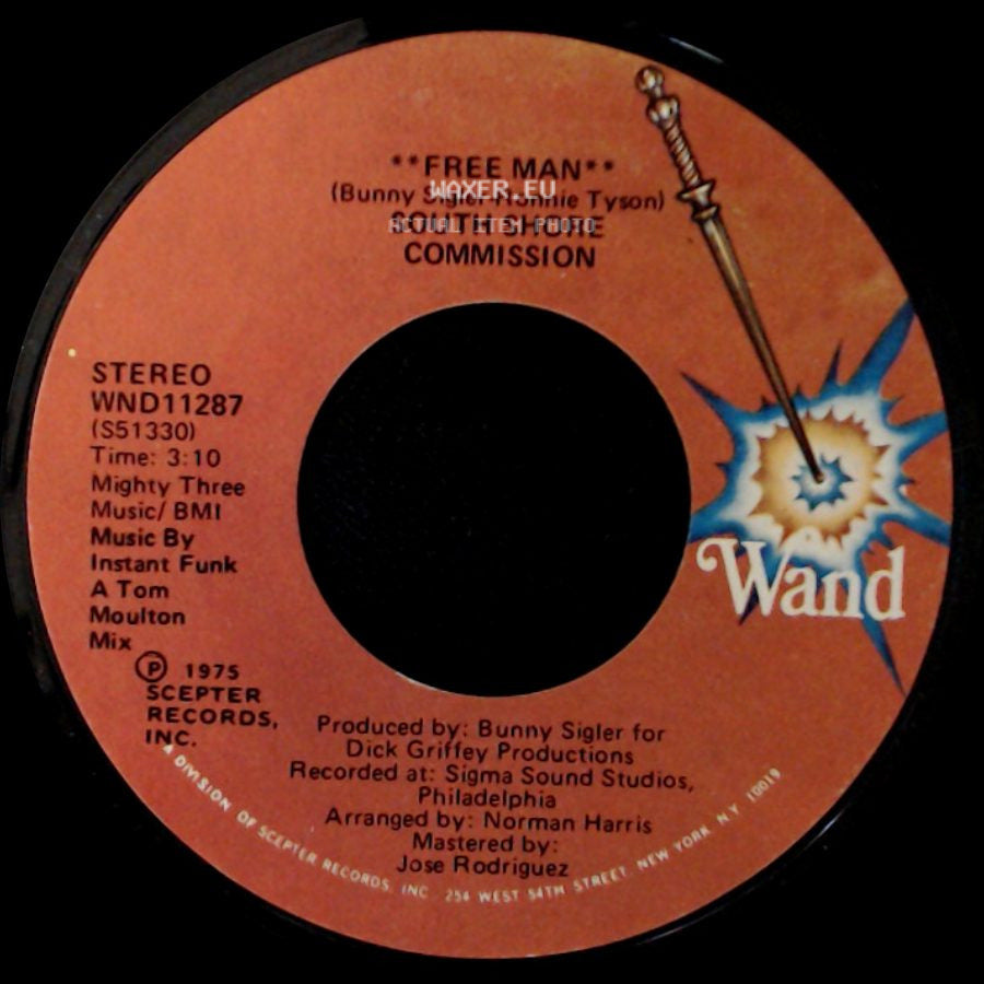 South Shore Commission - Free Man / Free Man **Disco Mix** side A