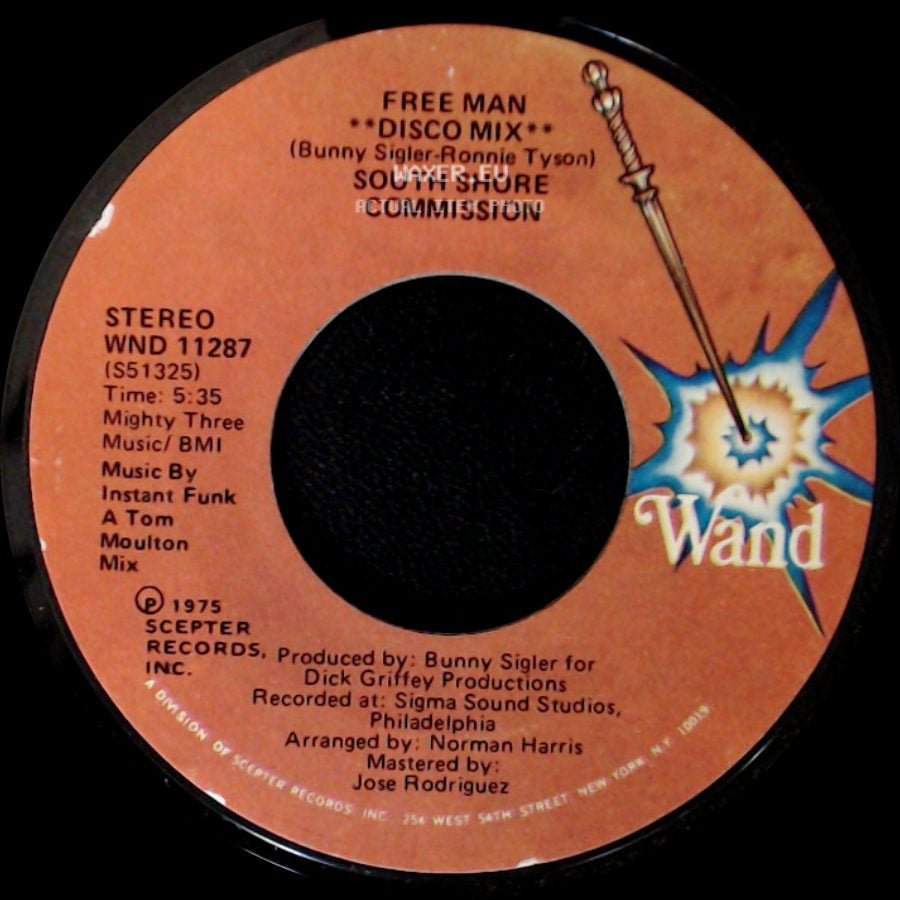 South Shore Commission - Free Man / Free Man **Disco Mix** side B
