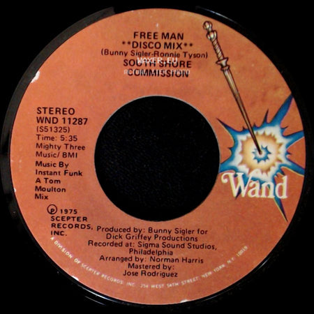 South Shore Commission - Free Man / Free Man **Disco Mix** side B