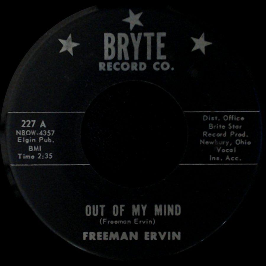 Freeman Ervin - Out Of My Mind / Lover's Party side A