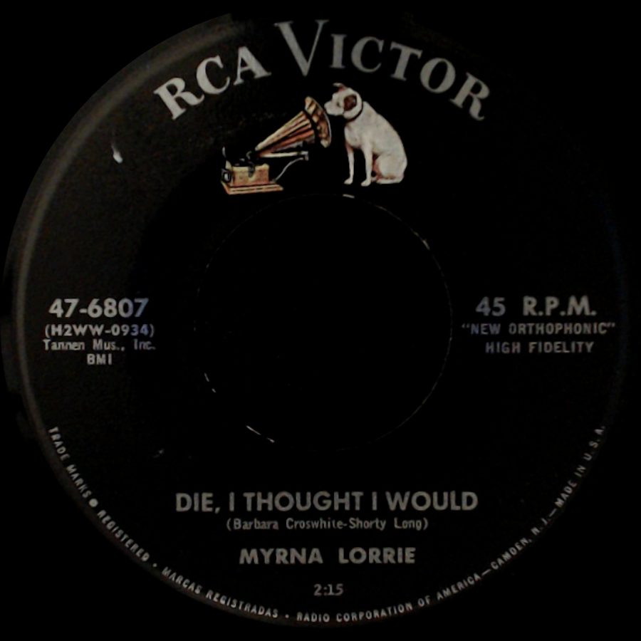 Myrna Lorrie - That's What Sweethearts Do / Die, I Thought I Would side B
