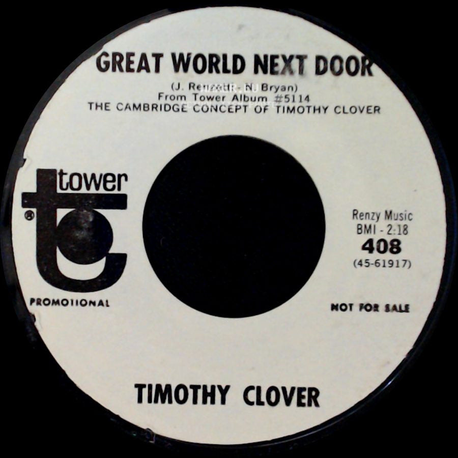 Timothy Clover - Trolley Car Line / Great World Next Door side B