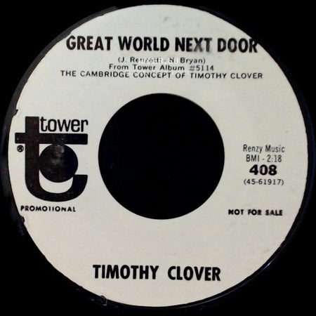Timothy Clover - Trolley Car Line / Great World Next Door side B