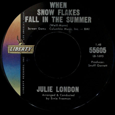 Julie London - I'm Coming Back To You / When Snow Flakes Fall In The Summer side B