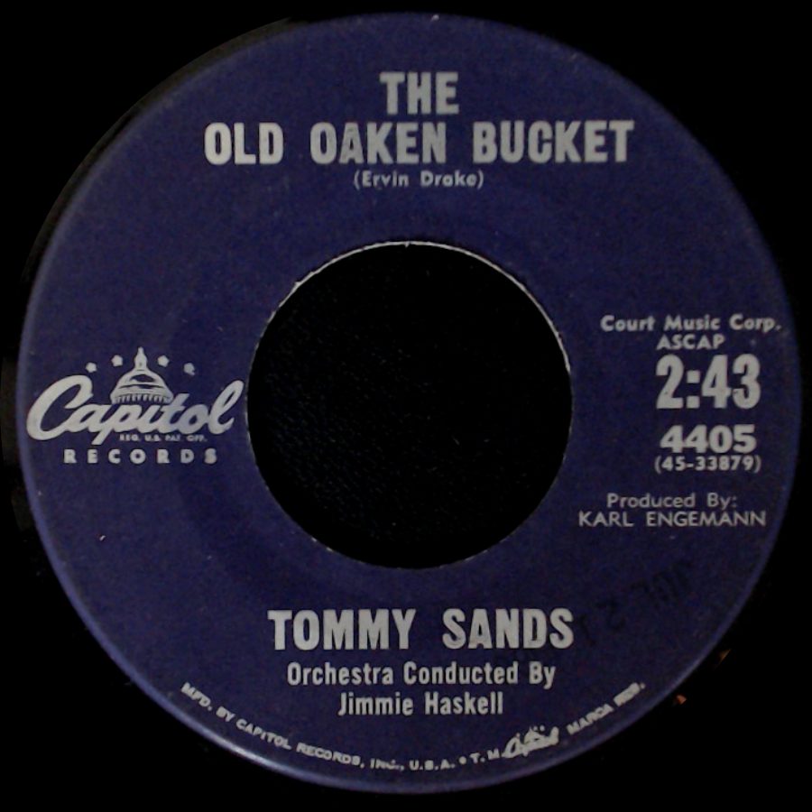 Tommy Sands - The Old Oaken Bucket / These Are The Things You Are side A