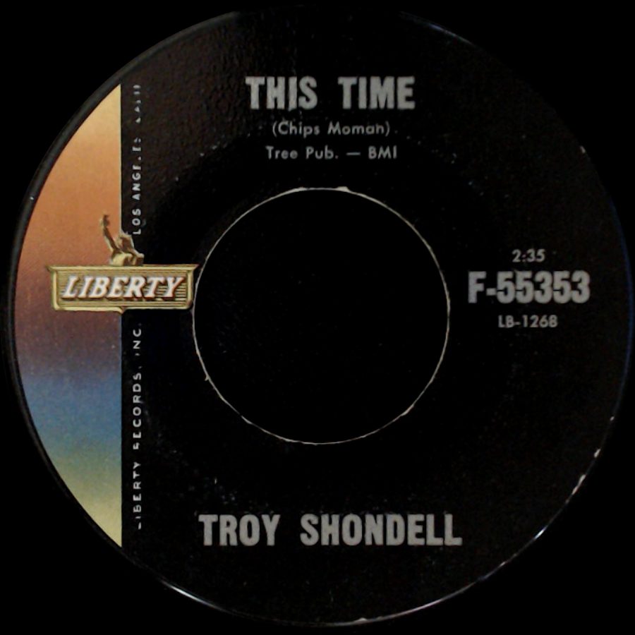 Troy Shondell - This Time / Girl After Girl side A