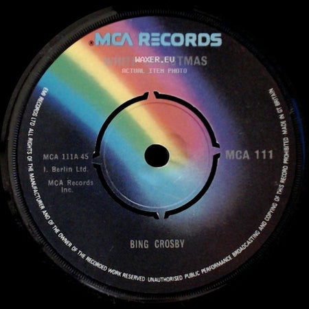 Bing Crosby - White Christmas / God Rest Ye Merry Gentlemen side A