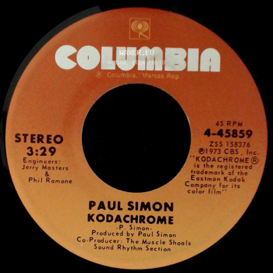 Paul Simon - Tenderness / Kodachrome side B