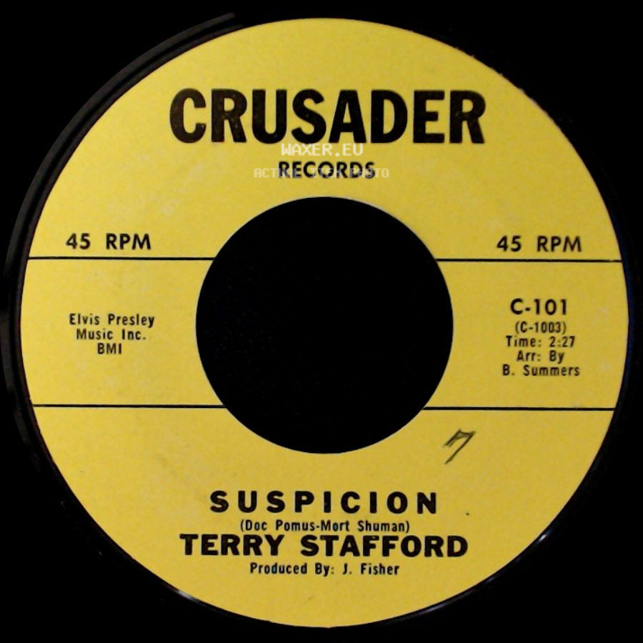Terry Stafford - Suspicion / Judy side A